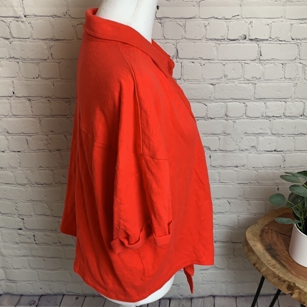 Splendid Button Down Top With Tie - image 5